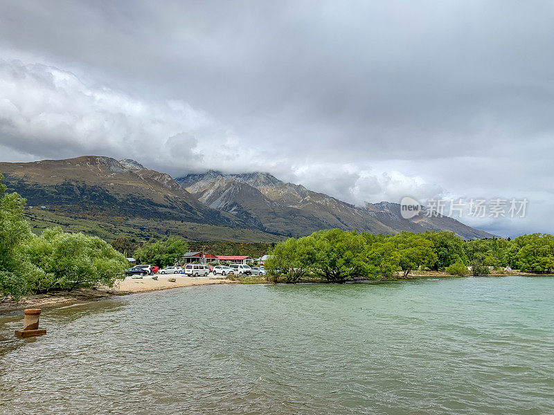 Glenorchy Wharf Lake Wakatipu，奥塔哥，新西兰